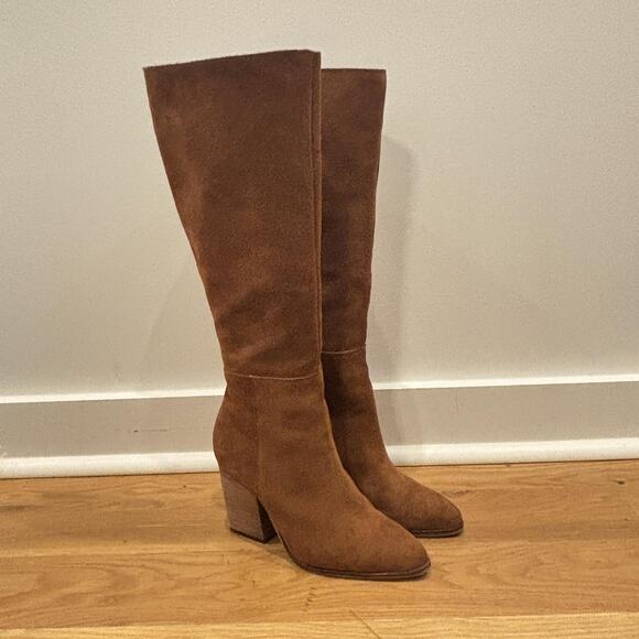 Steve Madden Brown Heeled Boots - Picture 2 of 10